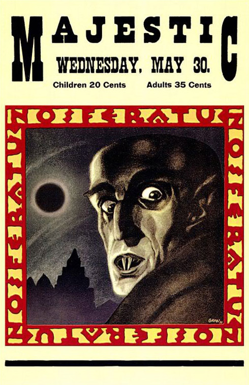 Эволюция дизайна постеров к фильмам ужасов: с 1922 года